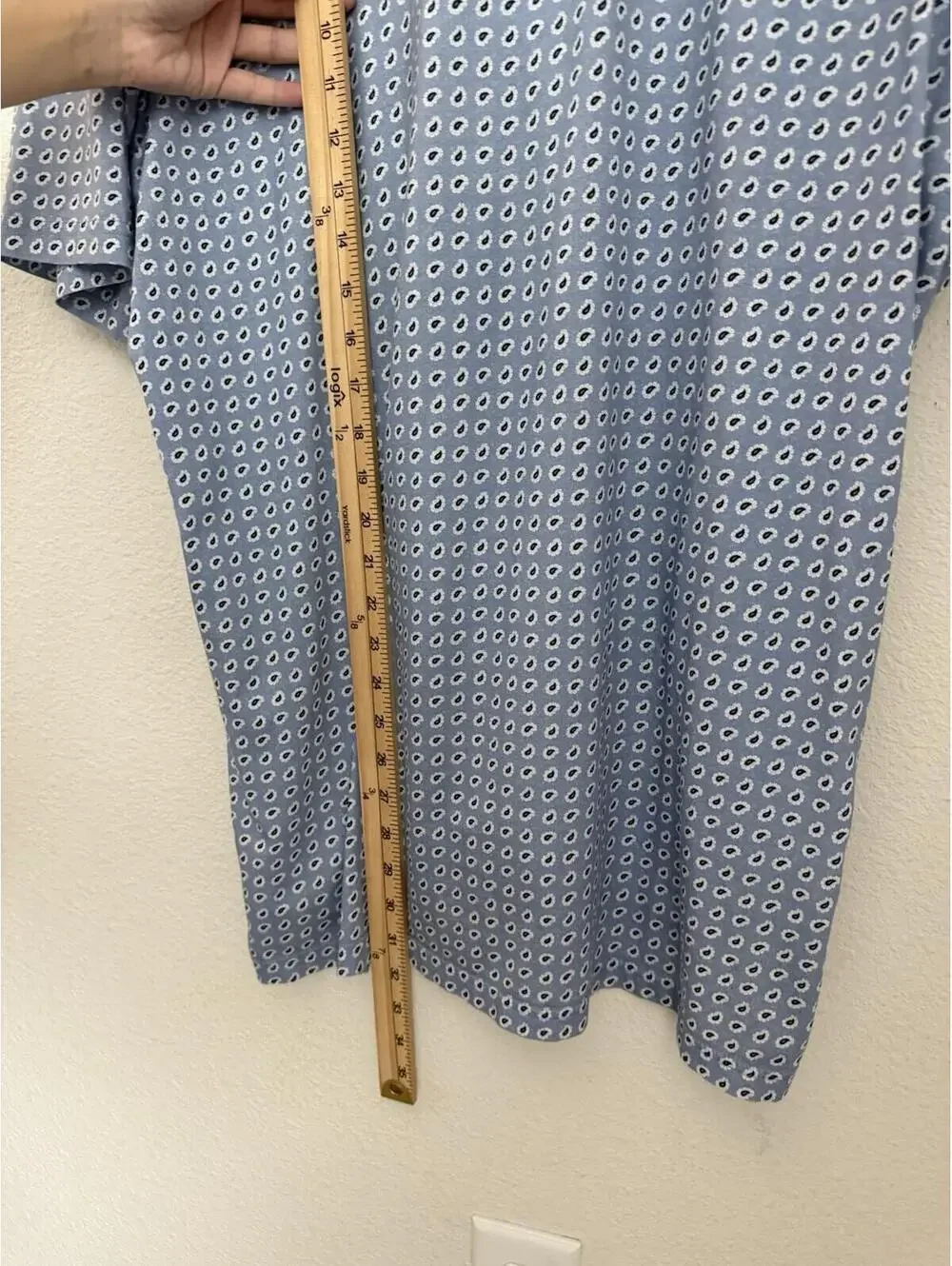 Polo Ralph Lauren Golf Men’s Sz Lrg Blue Paisley Performance Polo Stretch Casual